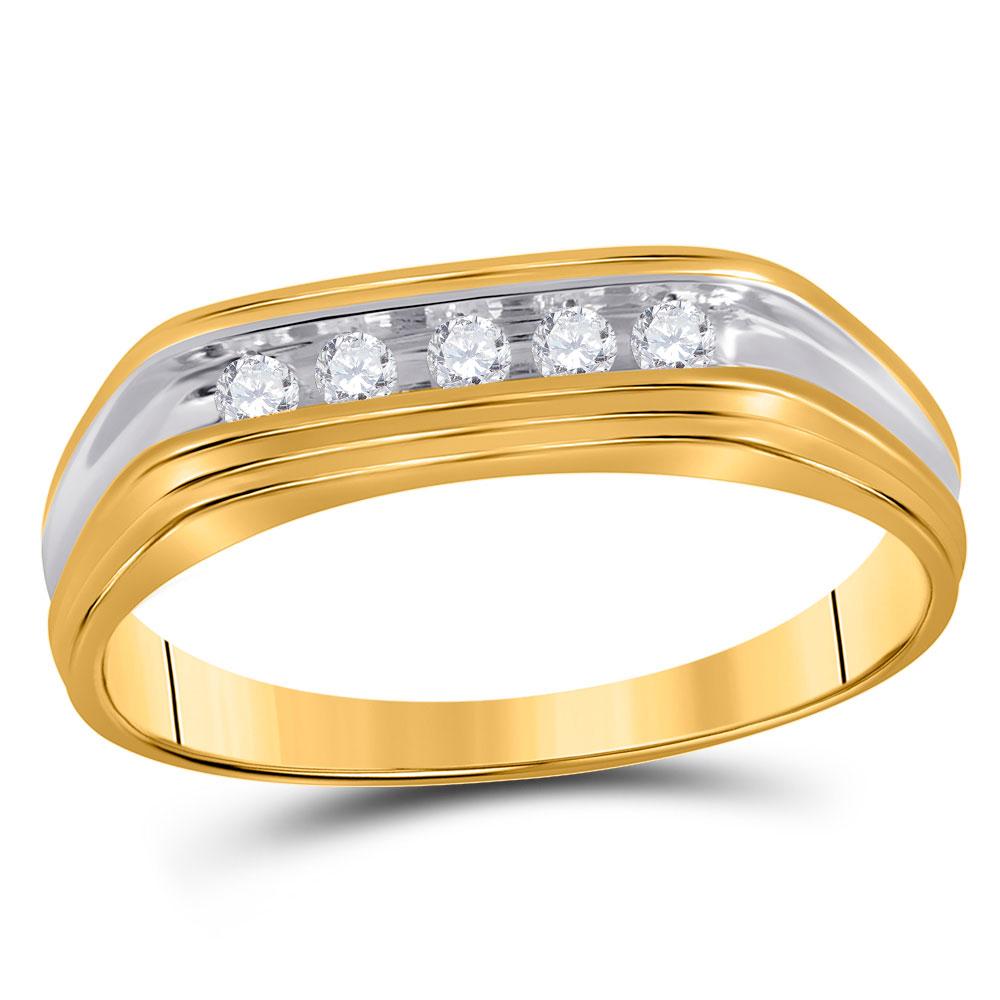 Round Men's Natural Diamond Light Weight Rose Gold Wedding Ring at Rs 60500  in Mumbai